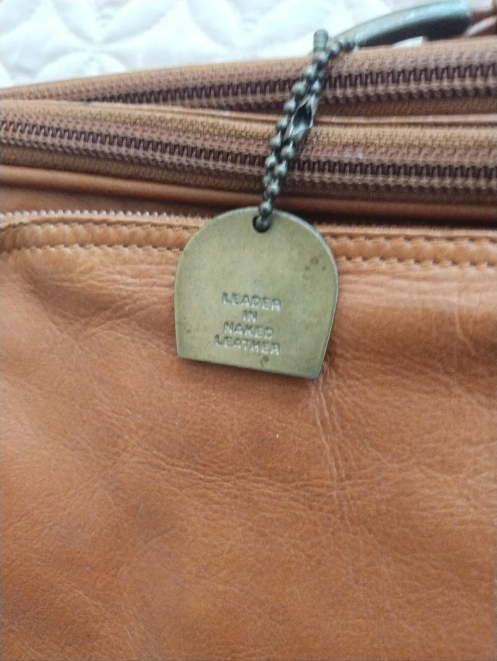 Piel Leather Vintage Colombian Duffel Travel Overnight Bag Weekender Early 90s